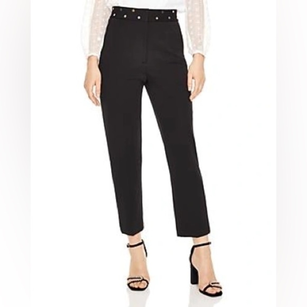 Sandro size 40 Women's Pants brand new! Gorgeous stretch ponte high waist